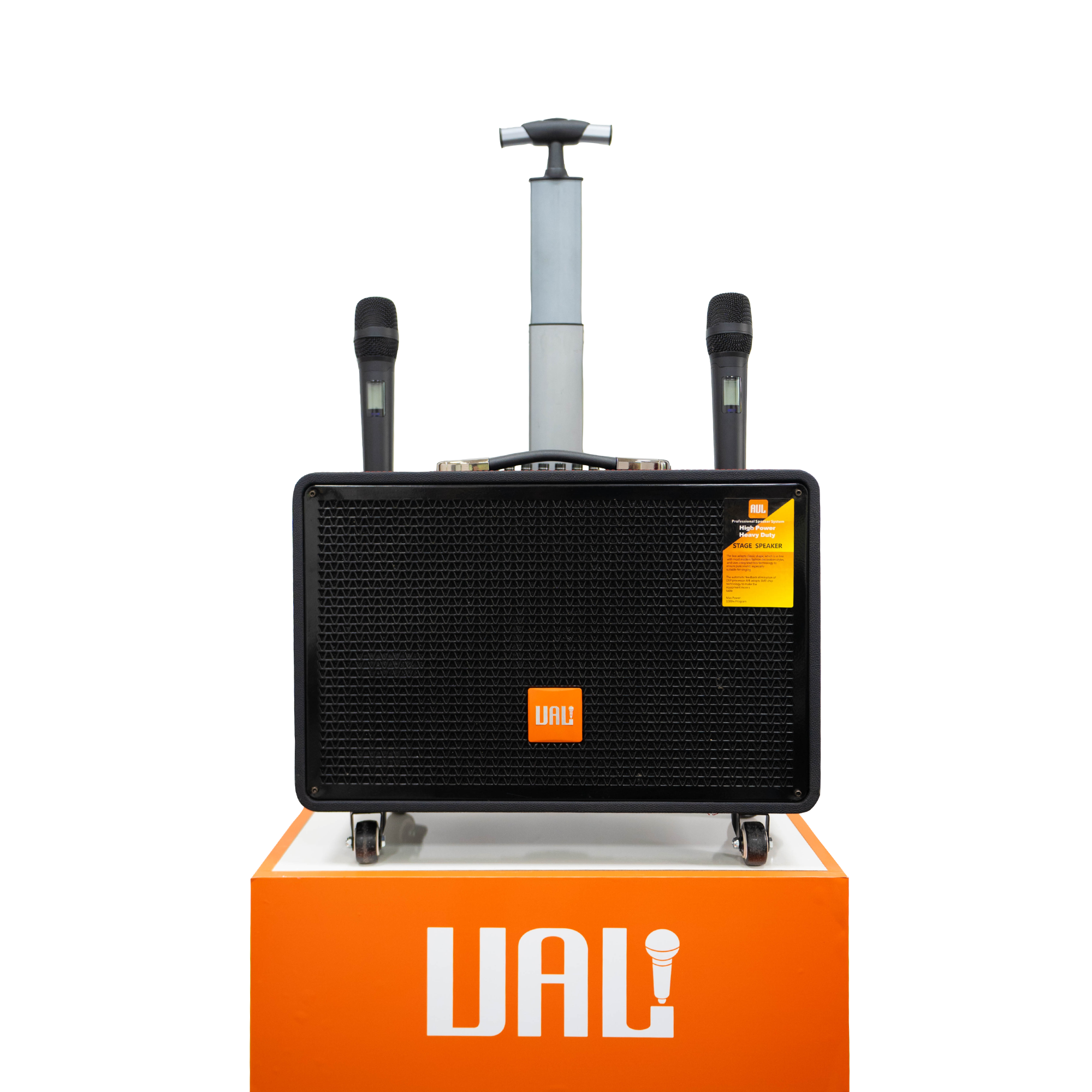 Loa UAL BASS 30 JS188B mặt Đen Bọc da