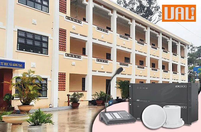 Hệ thống âm thanh thông báo trong trường học