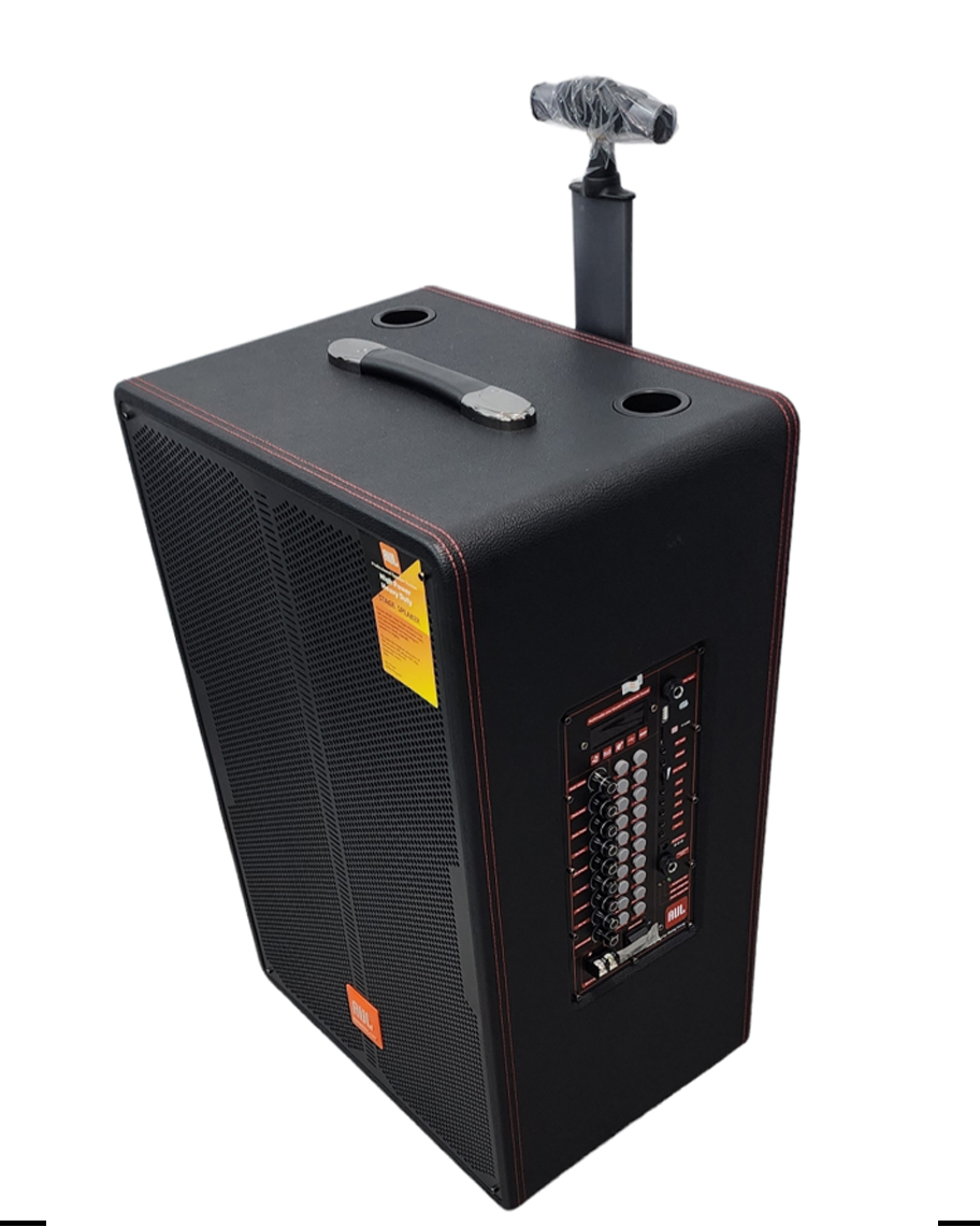 Loa UAL BASS 40 JS158A mặt Đen Bọc da